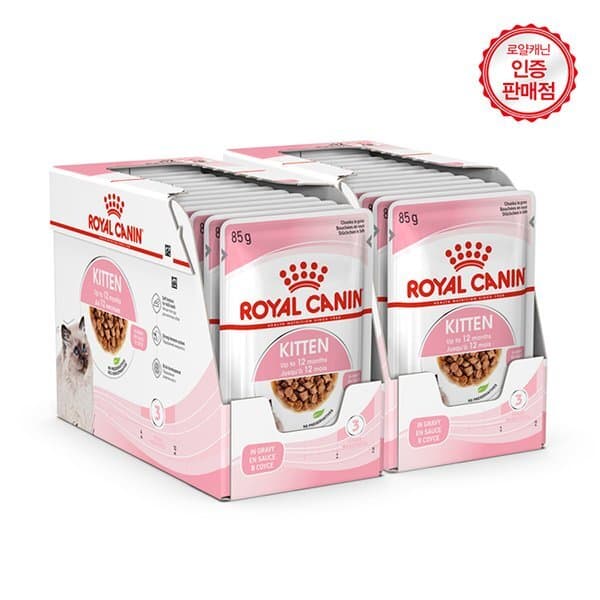 신세계몰 로얄캐닌 고양이파우치 키튼 그레이비소스 85g 24팩 - 최저가 34,990원