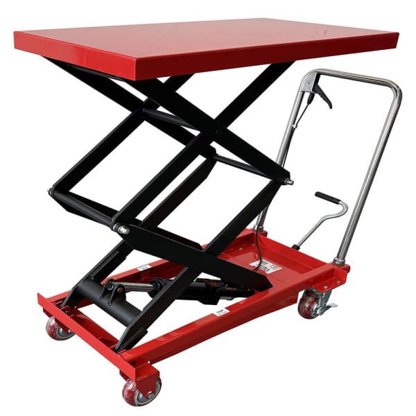 주식회사에이치원 UDT 테이블트럭 수동더블 MT-50DX 용량500kg 중량148kg