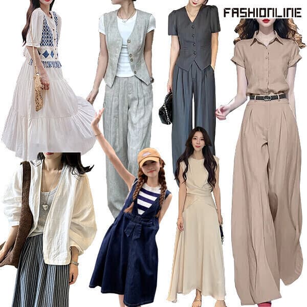 패션라인-fashionline 패션라인 봄~여름신상 티셔츠/셔츠/자켓/슬랙스/원피스/데님/롱티셔츠/부츠컷청바지