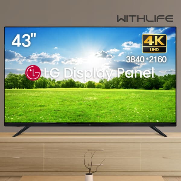 위드라이프전자 위드라이프 43인치 4K UHD TV 109cm - 최저가 269,000원