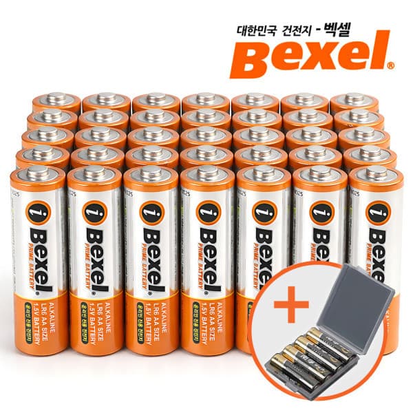 naomistore 벡셀 AA AAA 건전지 알카라인 48알