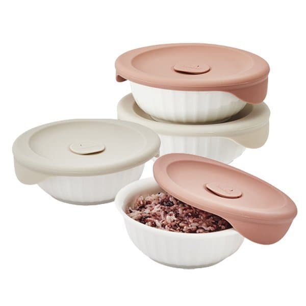 신세계몰 락앤락 바로한끼 도자기 밥용기 355ml 2개 X 2SET 총 4개