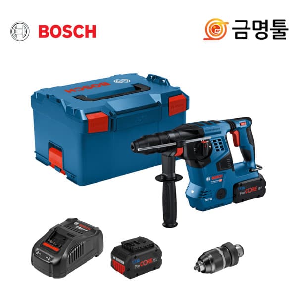지공구 보쉬 GBH18V-28CF 충전햄머드릴 18V 8.0AH BL모터