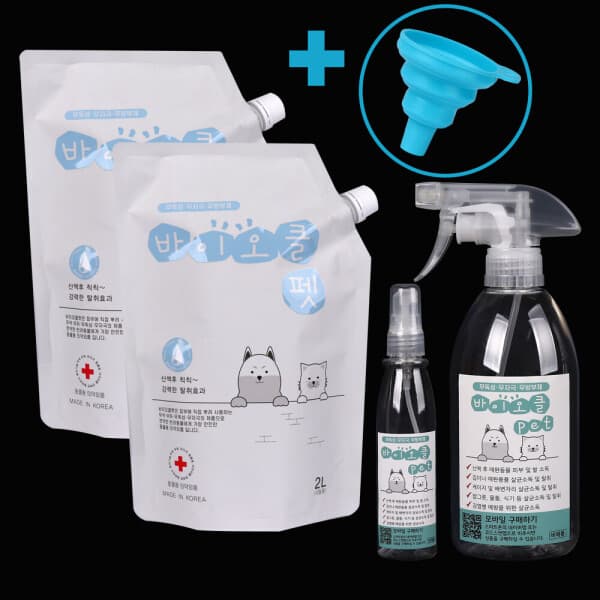 태진비앤씨 바이오클펫 2L+2L+용기셋트 무알콜 애견탈취제 - 최저가 25,000원