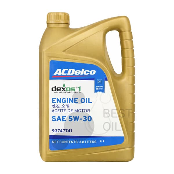 베스트오일 GM 쉐보레 DEXOS1 GEN3 5W30 3.8L