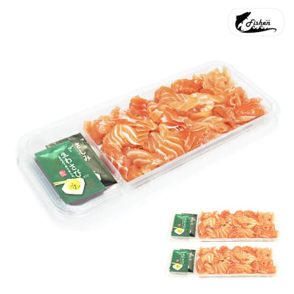 피쉬앤 피쉬앤 막썰어 바로먹는 연어회 250g 3팩세트