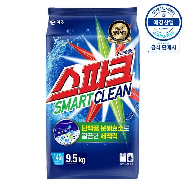 fashionplus 스파크 세탁세제 리필 9.5kg