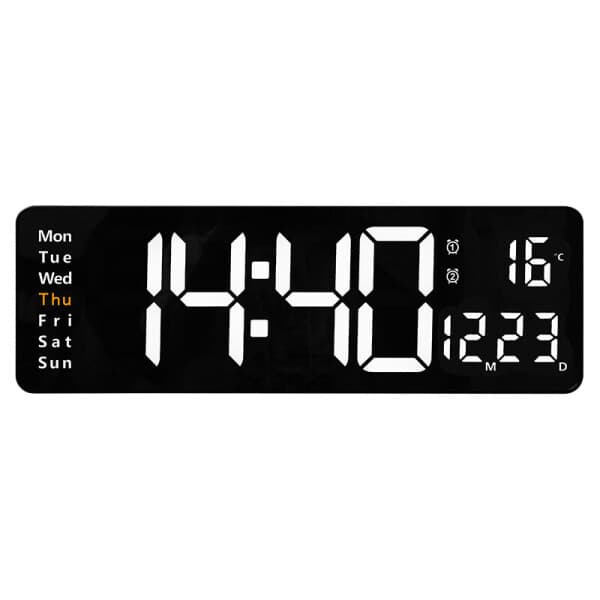 오케이마트몰 무소음 디지털 LED 벽시계 16인치 리모컨포함 - 최저가 38,900원