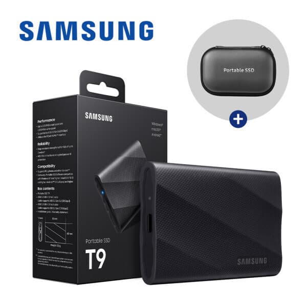 KIMSGROUND 삼성전자 포터블 외장SSD T9 2TB MU-PG2T0B/WW - 최저가 733,000원