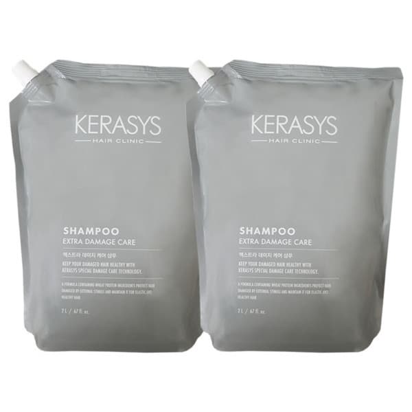 수민마트 케라시스 엑스트라 데미지케어 샴푸 2000ml x 2개 리필용 - 최저가 20,500원