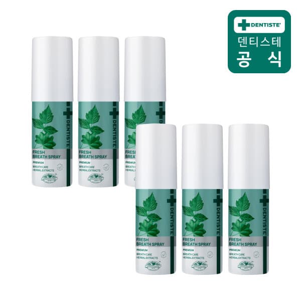 덴티스테 덴티스테 후레쉬 브레스 스프레이 6개 - 최저가 40,900원