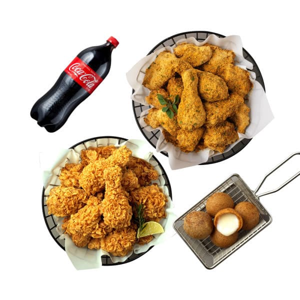쿠프마케팅 (BHC) 뿌링클+후라이드+치즈볼+콜라1.25L