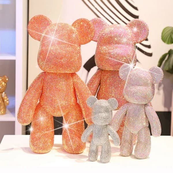 더모어샵92 곰돌이 인형 큐빅 보석 십자수 DIY 17/22cm