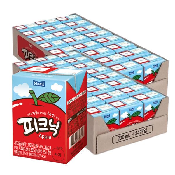 매일유업-스타배송 피크닉 사과 200ML 48팩