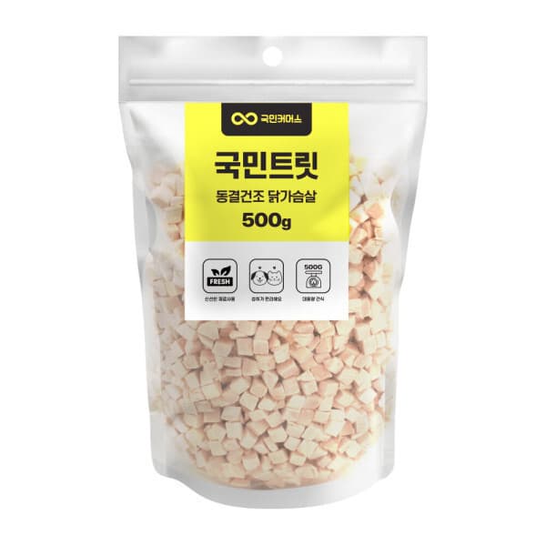 국민커머스 국민트릿 동결건조 닭가슴살 북어 열빙어 고양이 간식 - 최저가 14,600원