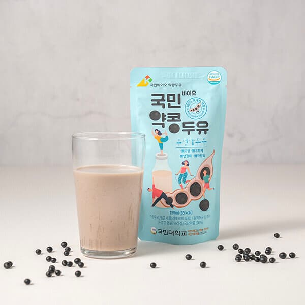 국민바이오 무가당 무첨가 국민바이오 약콩두유 180ml 40팩