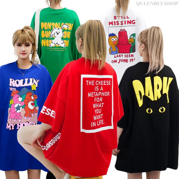 Queenbeeshop 퀸비샵 빅사이즈 반팔/반바지 상하세트 - 최저가 16,000원