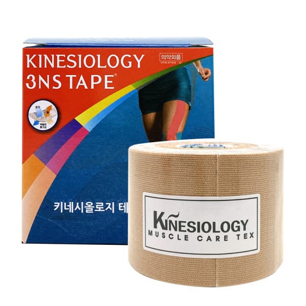 제이엠팜 3NS 키네시올로지 스포츠 테이핑 베이지 5cm x 5m 6개 - 최저가 22,000원