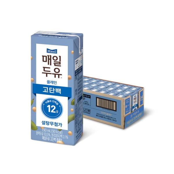 매일유업-스타배송 매일두유 고단백 190ml 24팩