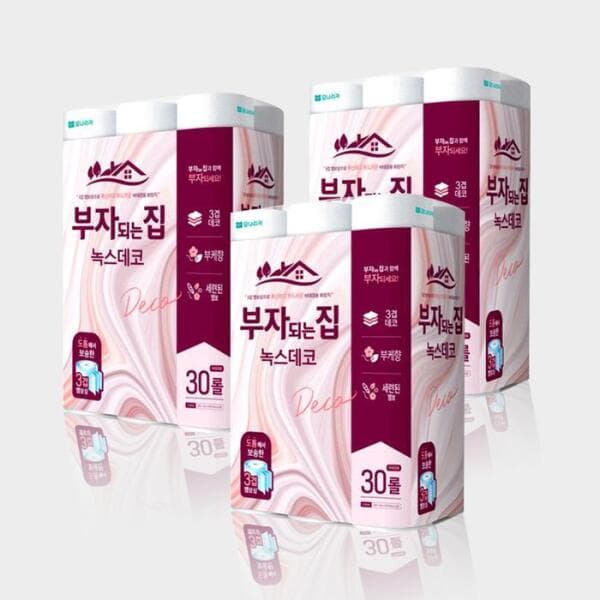 셀러허브샵 모나리자 녹스데코 3겹 30m 90롤 화장지 - 최저가 40,230원