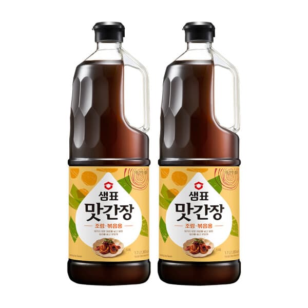 샘표식품-스타배송 샘표 맛간장 조림볶음용 1.7L 2개