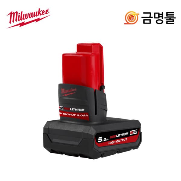 지공구 밀워키 M12HB5 리튬이온배터리 12V 5.0AH