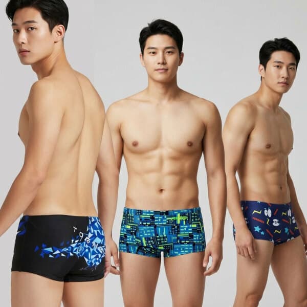 워터풀샵 토네이도 탄탄이 숏사각 남자 수영복 - 최저가 33,250원