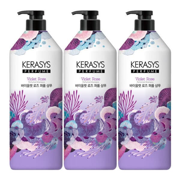 애경-스타배송 케라시스 퍼퓸 바이올렛 로즈 샴푸 1L 3개 - 최저가 27,200원