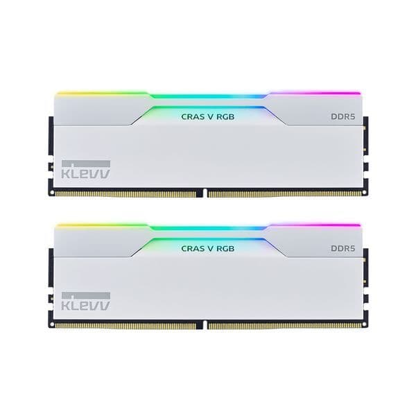 (주)서린씨앤아이 ESSENCORE KLEVV DDR5-6000 CL30 CRAS V RGB 화이트 32GB(16Gx2)