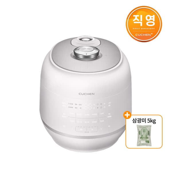 쿠첸본사직영몰 쿠첸 121+ 10인용 올스텐 IH전기압력밥솥 블라썸화이트 CRT-RPS1091BW - 최저가 309,000원