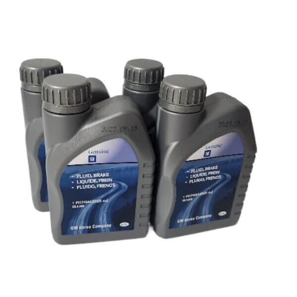 ALLSELLO GM 쉐보레 브레이크액 DOT4+ 2리터 (0.5L 4개)