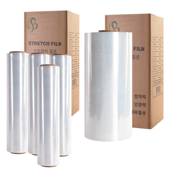 에이치앤씨트레이딩 굿매너 공업용랩 스트레치필름 18mic X 500mm X 350m X 4롤 - 최저가 47,600원