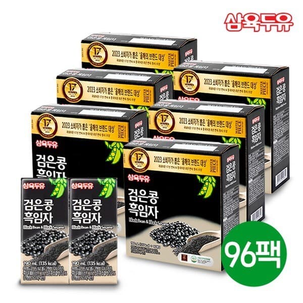 CJ온스타일플러스 삼육두유 검은콩흑임자 96팩