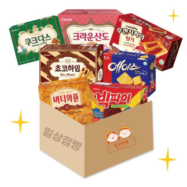 일상점빵 일상점빵 대용량 과자 간식 박스 세트 7p 개별포장 - 최저가 39,900원