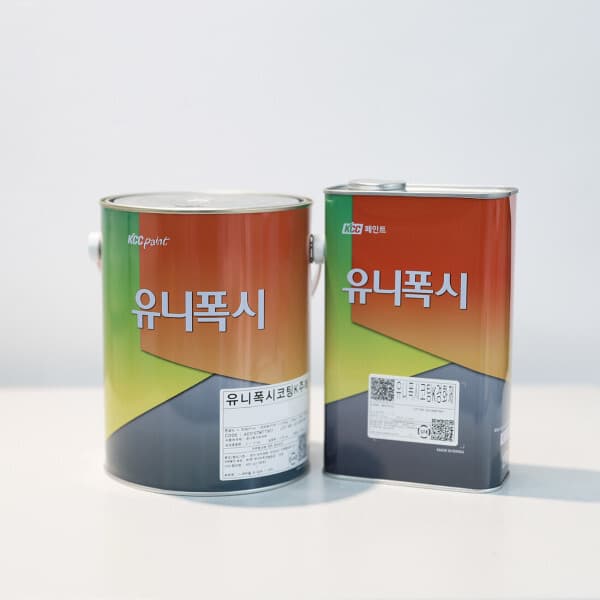 페인트다모아 KCC 유니폭시 코팅K 4L 녹색 에폭시페인트