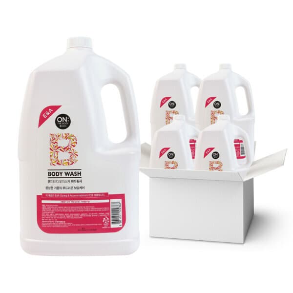 베로베코스메틱 엘지 온더바디 모이스처 바디워시 1박스 4.2L X 4개 - 최저가 58,800원