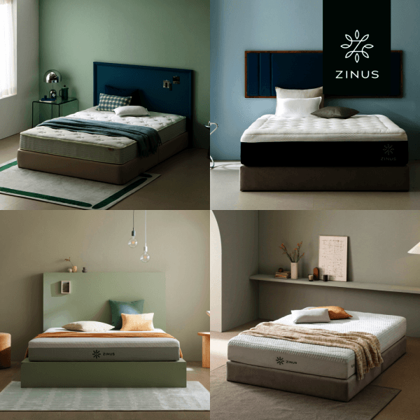 ZINUS 지누스 베스트 침대 매트리스 S/SS/Q/K/LK 스프링 메모리폼 롤팩 난연 - 최저가 176,670원