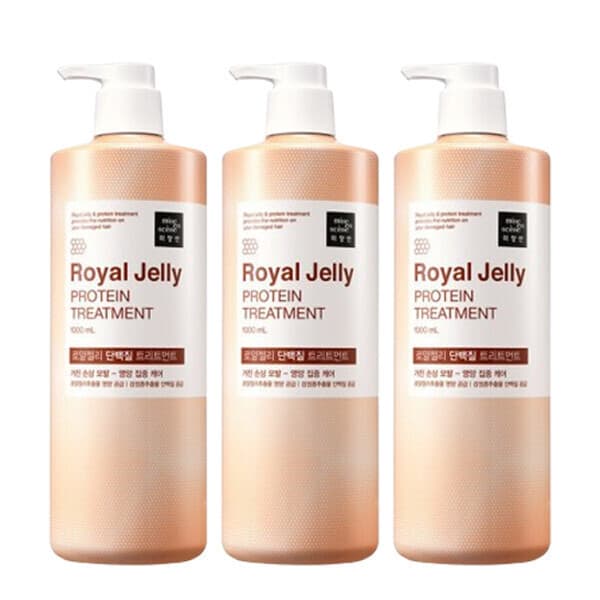 아모레퍼시픽바디헤어 미쟝센 로얄젤리 단백질 트리트먼트 1000ml 3개