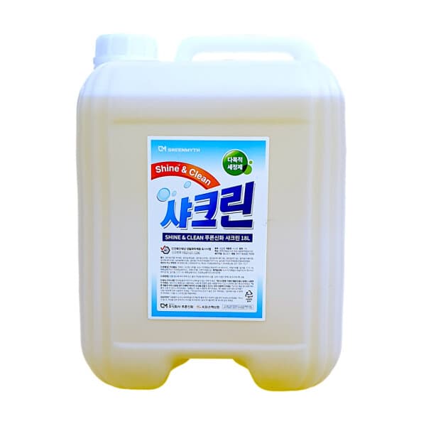 수민마트 푸른신화 샤크린 18L 고농축 욕실 청소 세제