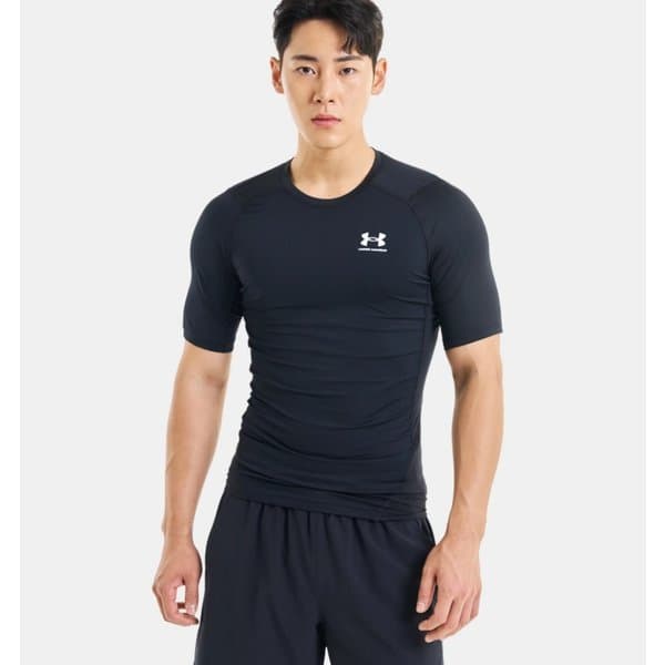 신세계백화점 1361518-001 블랙 남성 HeatGear 히트기어 컴프레션 반팔티셔츠 - 최저가 32,760원