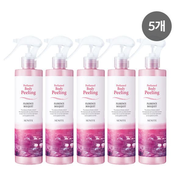홈앤쇼핑방송 코리아나 세니떼 퍼퓸드 바디때필링 330ml X 5개