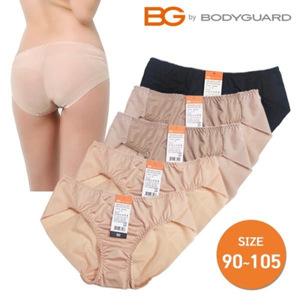 신세계몰 보디가드 티나지 않는 노라인 여성 헴팬티 5종 (90~105)