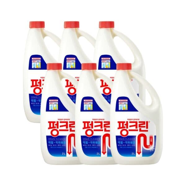 유한양행스타배송 펑크린 2L 6개 배수구클리너 - 최저가 25,500원