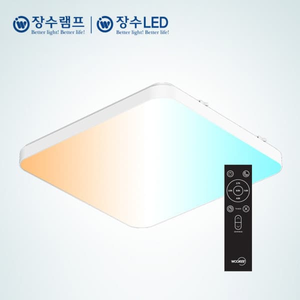 다온ENC 장수램프 슬림베젤 스마트 리모컨 LED 방등 50W 60W