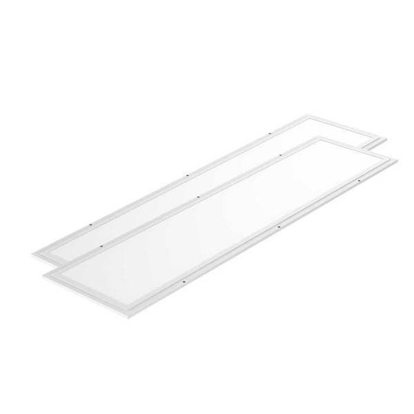 월드라이팅 LED 매입 평판등 M바 1280x320 50W 2개 5700K 주광색