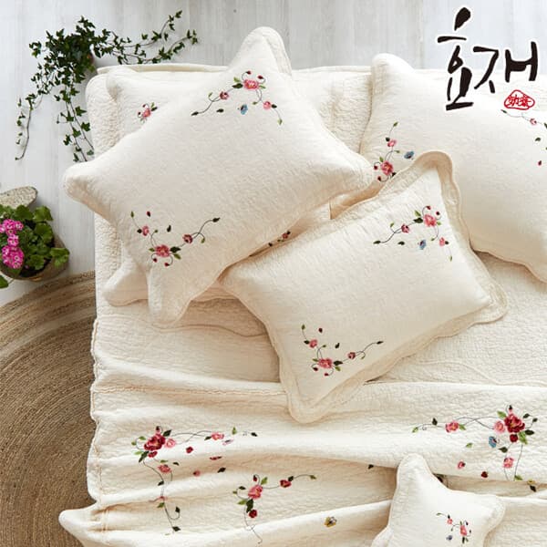 현대Hmall 화심 워싱광목 스프레드 침구세트(Q) - 최저가 134,900원