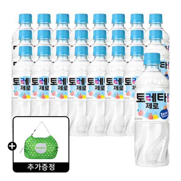 코카콜라-스타배송 토레타 제로 500ml 24페트 (1박스) + 토레타 포터블 숄더백 - 최저가 23,260원