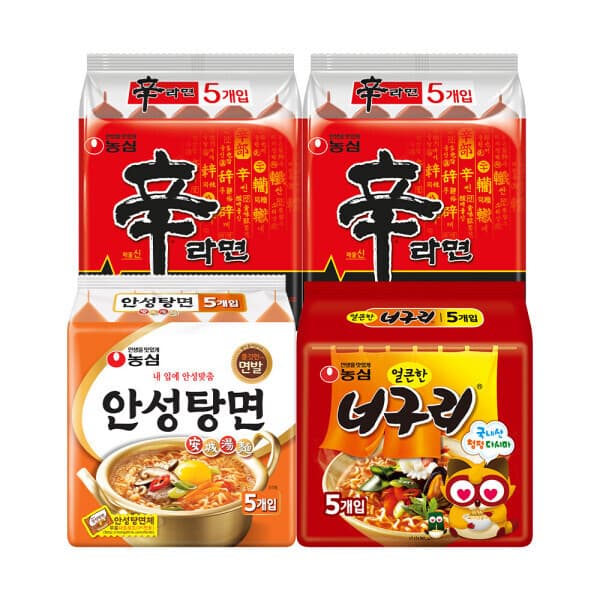 농심-스타배송 신라면10입 +안성탕면5입 +너구리5입 (총 20봉)