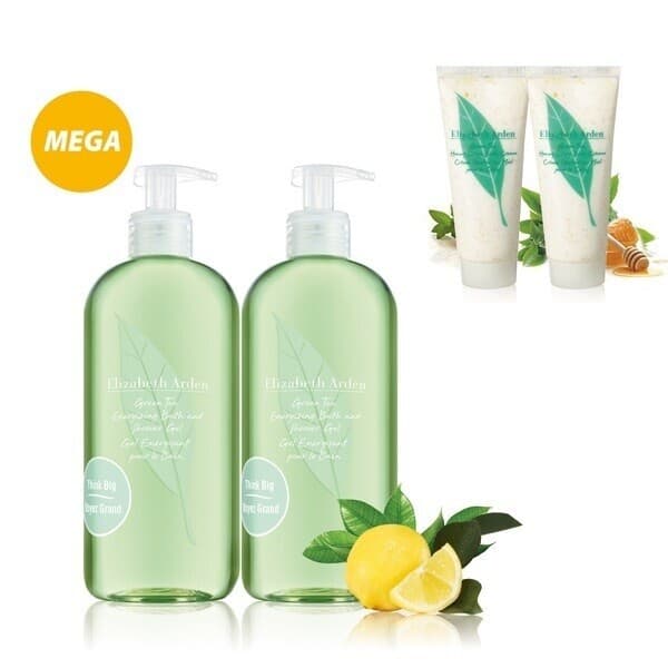 롯데백화점1관 그린티 샤워젤 500ml 듀오세트 바디크림 200ml
