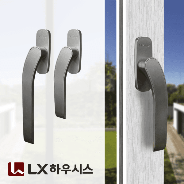 창호잠금장치클락 LG 샷시 자동 잠금 손잡이 LX하우시스 오토락 스쿼마 레버핸들